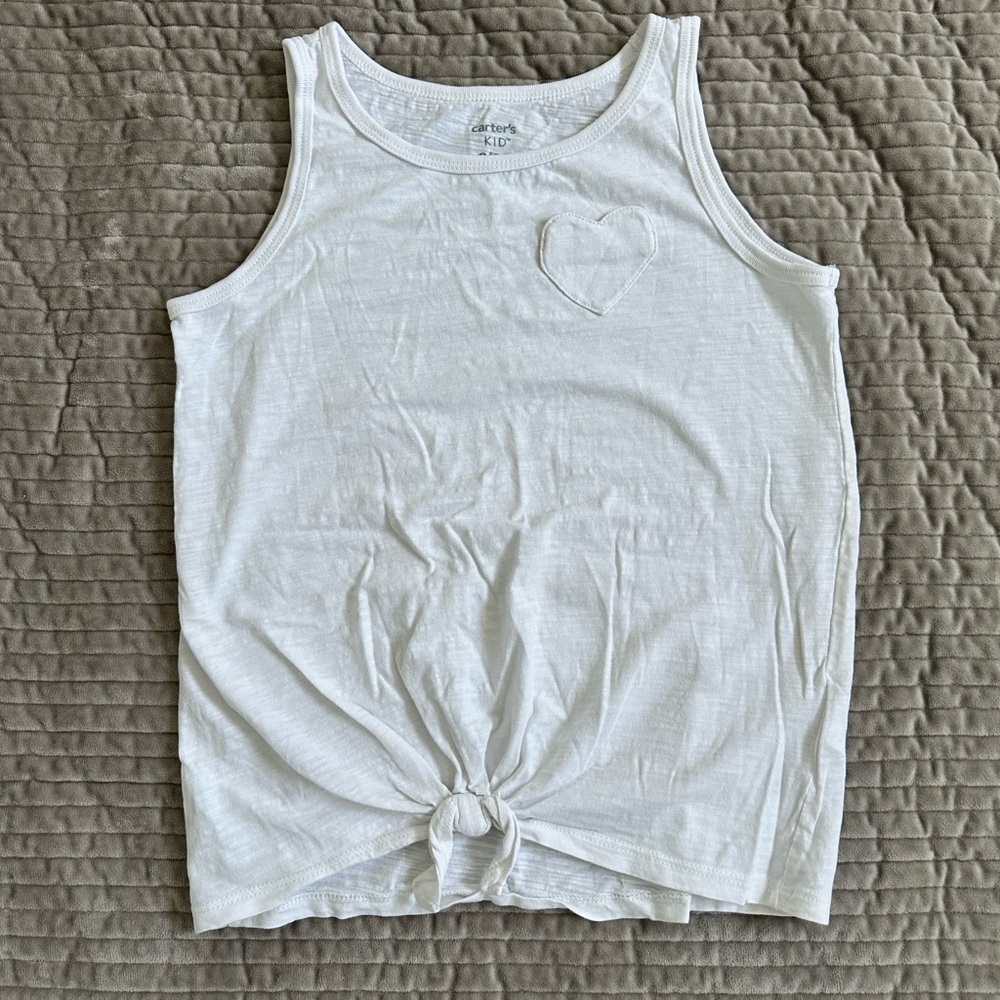 Carter's Girls (8) Tank Top with Heart Detail